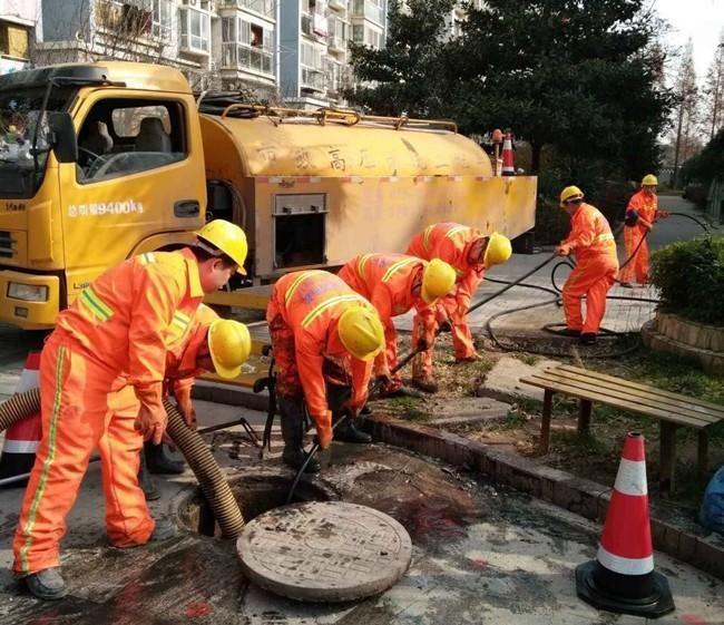 南口街道市政管道清淤