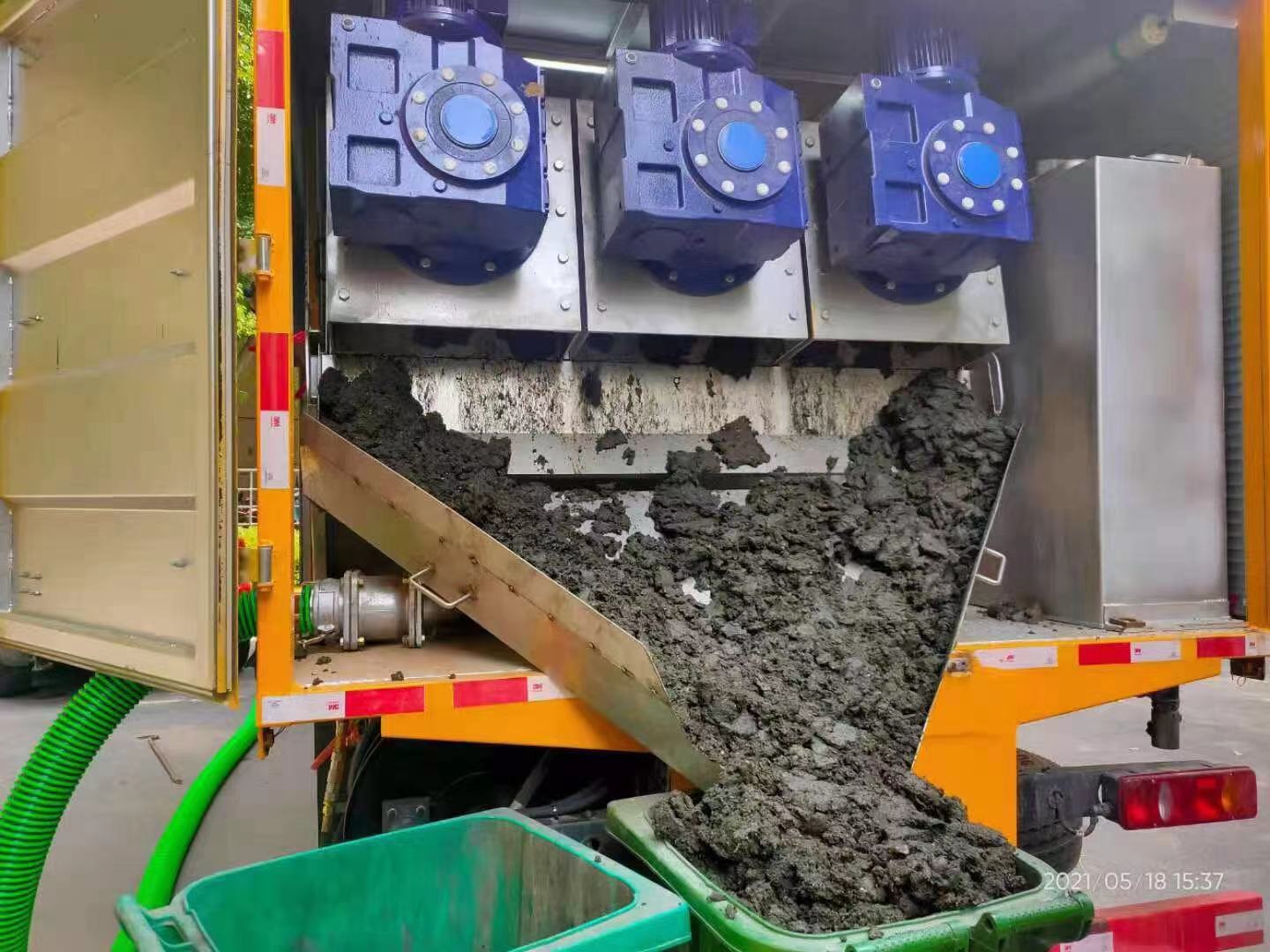 南口街道化粪池清掏城市维护站-泥浆净化干湿分离处理